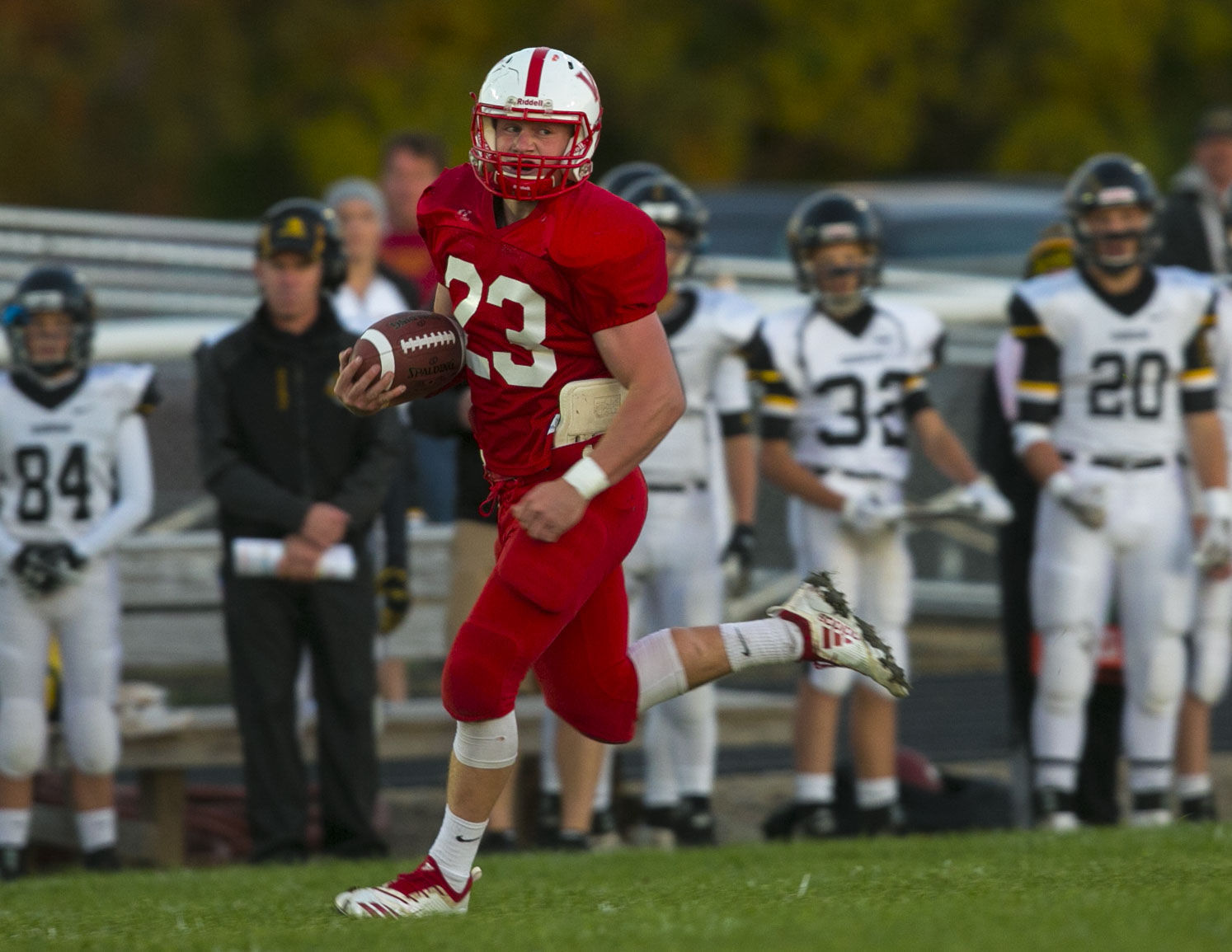Fball Bishop Garrigan vs. West Hancock 7
